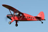 G-APZX @ EGBR - Piper PA-22-150 Caribbean, Breighton Airfield's 2012 April Fools Fly-In. - by Malcolm Clarke