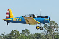 N75004 @ LAL - 1942 Convair BT-15, c/n: 6720 arriving at 2012 Sun N Fun - by Terry Fletcher