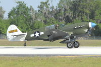 N49FG @ LAL - 1943 Curtiss Wright P-40N-5, c/n: 42-105861 at 2012 Sun N Fun - by Terry Fletcher