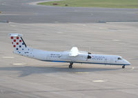 9A-CQA @ LOWW - Croatia Airlines DHC 8 - by Thomas Ranner