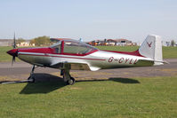G-CYLL @ EGBR - Falco F8L, Breighton Airfield's 2012 April Fools Fly-In. - by Malcolm Clarke