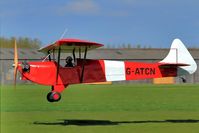 G-ATCN @ BREIGHTON - About to land - by glider