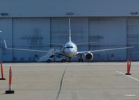 N25705 @ CLE - A nose view of N25705 at Continental's Hangars at KCLE. - by aeroplanepics0112