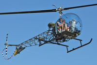 N3575 @ LAL - Bell 47D1, c/n: K-7032 giving pleasure rides at 2012 Sun N Fun - by Terry Fletcher