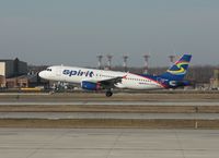 N604NK @ DTW - Spirit A320