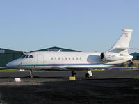 EC-HYI @ CAX - Falcon 2000 visiting Carlisle in the Summer of 2003. - by Peter Nicholson