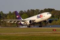 N691FE @ ORF - FedEx 307 Heavy arriving from Memphis. This is the second to last Airbus A300 built. - by Dean Heald