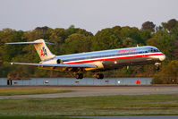 N278AA @ ORF - American Airlines N278AA (FLT AAL682) from Dallas/Fort Worth Int'l (KDFW) landing RWY 23 over two hours late today. - by Dean Heald