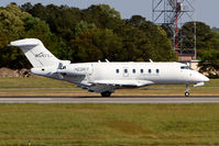 N547XJ @ ORF - XOJet 2009 Bombardier Challenger 300 N547XJ rolling out on RWY 23 after arrival from Terrance B. Lettsome Int'l (TUPJ / EIS) - Beef Island. - by Dean Heald