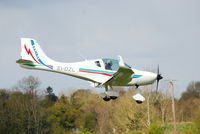 EI-DZL @ EIAB - Landing Rwy 10 Abbeyshrule airfield. - by Noel Kearney