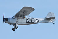 N36406 @ LAL - 1942 Taylorcraft DCO-65, c/n: 4147 departing 2012 Sun N Fun - by Terry Fletcher