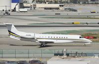 N580ML @ KLAX - Taxiing to parking at LAX - by Todd Royer