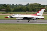 87-0329 @ FFD - Thunderbirds practice at Royal International Air Tattoo 2007 - by Steve Staunton