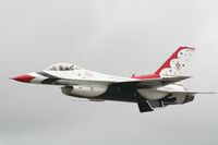 87-0329 @ FFD - Thunderbirds practice at Royal International Air Tattoo 2007 - by Steve Staunton