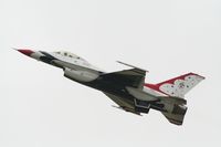 86-0281 @ FFD - Thunderbirds practice at Royal International Air Tattoo 2007 - by Steve Staunton