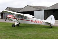 G-ARGV @ X4PK - Piper PA-18-150 (Mod), Pocklington, July 2005. - by Malcolm Clarke
