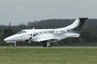 G-SRBN @ EGGW - 2009 Embraer EMB-500 Phenom 100, c/n: 50000056 at Luton - by Terry Fletcher