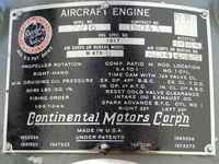 N5114N @ CNO - Engine plate: Seven cylinder 4-cycle radial aircraft engine - by Helicopterfriend