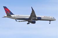 N545US @ KORD - Delta Airlines Boeing 757-251, DAL1512 arriving from KATL, RWY 10 approach KORD. - by Mark Kalfas