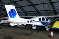 G-HJZN @ EGCB - privately owned - by Chris Hall