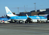 PH-BGG @ EGPH - KLM Boeing 737-7K2 On the ramp at EDI - by Mike stanners