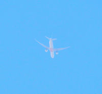 A6-EBH - Emirates B777-300 Flying ott my garden Heading for Glasgow on flight UAE27 - by Mike stanners