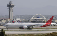 VH-VPF @ KLAX - Taxiing to gate at LAX - by Todd Royer