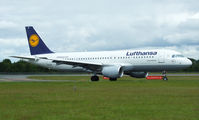 D-AIZI @ EGPH - Lufthansa A320 Arrives at EDI From FRA - by Mike stanners