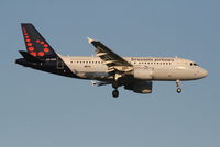 OO-SSM @ EBBR - Arrival of flight SN2324 to RWY 02 - by Daniel Vanderauwera