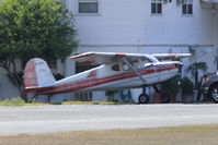 N140A @ ZPH - 1951 Cessna 140A, c/n: 15701 - through the heat haze at Zephyrhills FL