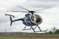 G-JIVE @ EGNG - McDonnell Douglas MD-500E (369E), Bagby Airfield, May 2007. - by Malcolm Clarke