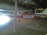 N5615R @ Y43 - Sitting in the hangar at Anita Municipal Kevin Burke Memorial - by Floyd Taber