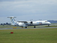 G-ECOG @ EGPH - flybe Dash 8 lifts off from runway 24 - by Mike stanners