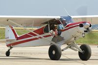 N3595Z @ KHYI - Taxiing in for the 2012 Biplane fly-in, San Marcos , Texas - by RWB