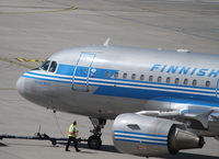 OH-LVE @ LOWW - Finnair Airbus A319 - by Thomas Ranner