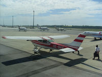 OE-BAX @ LOWW - Austro Control Cessna 182 - by Thomas Ranner