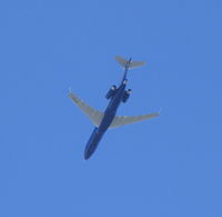 M-STAR - M-STAR Boeing 727 overhead Silchester inbound Lasham on a beautiful spring Sunday morning - by Pete Hughes