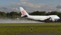 B-18723 @ ELLX - departure via RW24