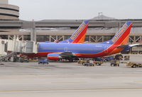 N689SW @ KPHX - Southwest Airlines Boeing 737-3Q8, N6899SW at gate C6, Terminal 4 Phoenix Sky Harbor. - by Mark Kalfas