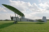 G-AYAN @ X5FB - Cadet lll Motor Glider (Slingsby T-31 conversion), Fishburn Airfield, September 2008. - by Malcolm Clarke