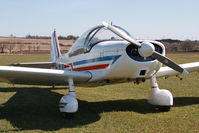 G-BLXI @ X5FB - cintex CP-1310-C3 Super Emeraude, Fishburn Airfield, March 2009. - by Malcolm Clarke