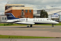 D-CCCA @ EGGW - 1978 Learjet 35A, c/n: 160 at Luton - by Terry Fletcher