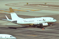 N720MM @ KLAS - MGM Resorts Boeing 737-7ET, on the Quail Air Ramp at Las Vegas/KLAS. - by Mark Kalfas