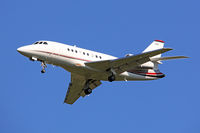 N258QS @ EEN - Straight-in final on runway 02, Dillant-Hopkins Airport, Keene, NH