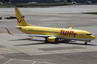 D-AHFV @ EDDL - Tuifly, Boeing 737-8K5 (WL), CN: 30415/0719 - by Air-Micha