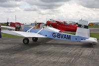 G-BVAM @ EGBR - Almost completed, first flight imminent. Evans VP-1 at The Real Aeroplane Company's May-hem Fly-In, Breighton Airfield in 2012. - by Malcolm Clarke
