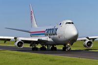 LX-RCV @ ELLX - taxying to the active