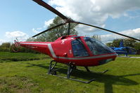 G-RCAR @ X3WY - at the Staffordshire Heliport. Wychnor - by Chris Hall