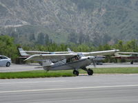 N55MA @ SZP - 2005 Aviat A-1B HUSKY, Lycoming O-360 180 Hp, taxi across 04-22 - by Doug Robertson