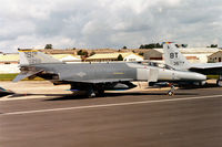69-0259 @ EGVA - F-4G Phantom, callsign Harm 2, of 81st Tactical Fighter Squadron/52nd Tactical Fighter Wing based at Spangdahlem on the flight-line at the 1991 Intnl Air Tattoo at RAF Fairford. - by Peter Nicholson